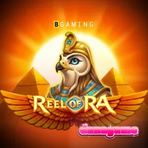 Tampilan visual slot Reel of Ra dengan tema Mesir kuno